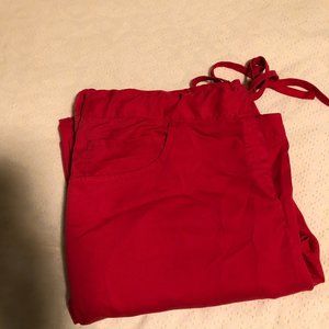 Grey's Anatomy Neon Coral Scrub Pants